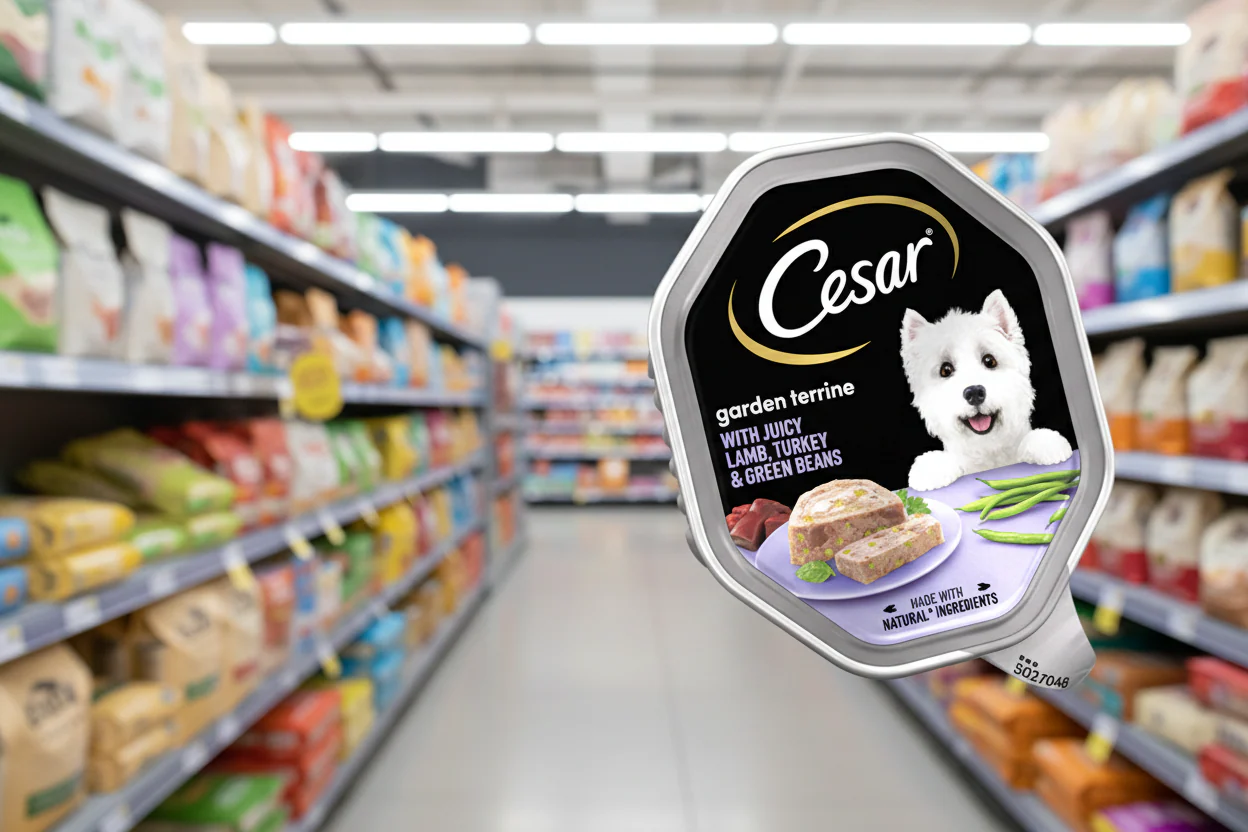 14 x Cesar Garden Terrine Turkey Lamb & Green Beans 150G - Image 2