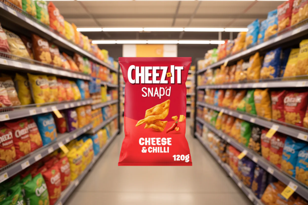 14 x Cheez-It Snap D Cheese & Chilli Baked Snacks 120G - Image 2