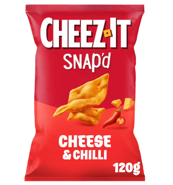 14 x Cheez-It Snap D Cheese & Chilli Baked Snacks 120G - Image 3
