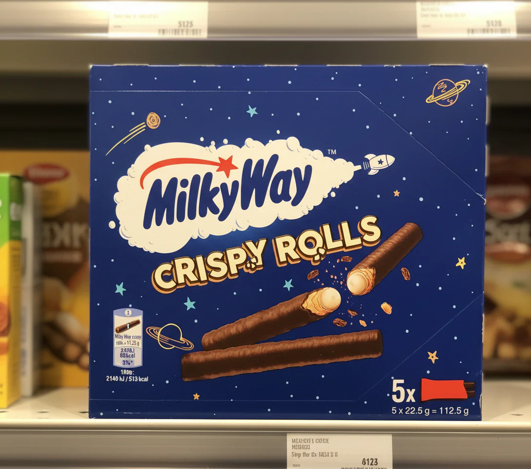 14 x Milky Way Crispy Rolls 5pk - 112.5GM - Image 2