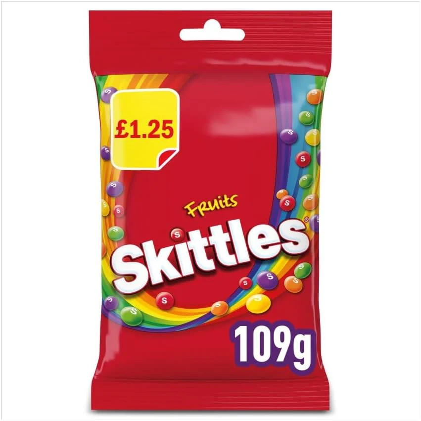 14 x Skittles Fruits 109G - Image 3