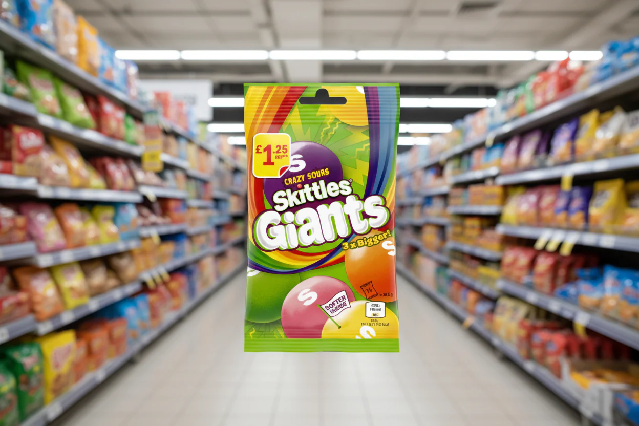 14 X Skittles Giants Sours 116G - Image 2