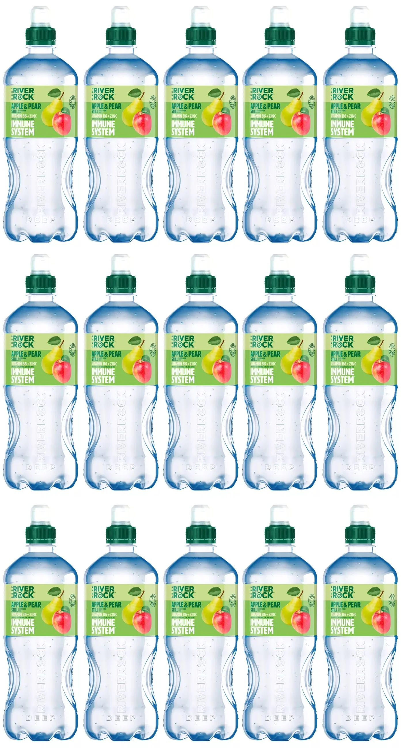 15 x Deep Riverrock Apple & Pear Still Water Drink 750Ml
