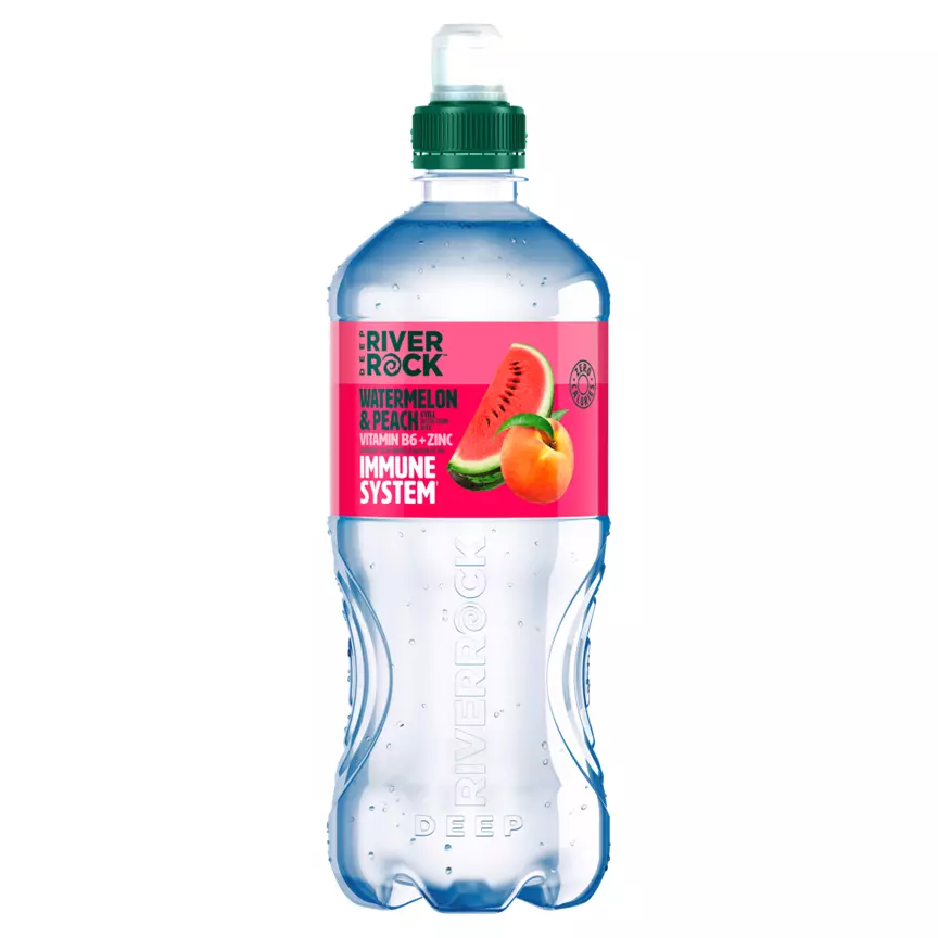 15 x Deep Riverrock Watermelon & Peach Still Water Drink 750Ml - Image 2