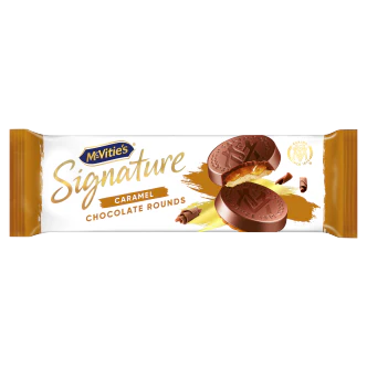 15 x Mcvities Caramel Chocolate Rounds - 109G - Image 3