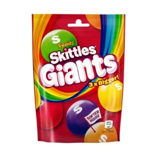 15 x Skittles Fruits Giants 132G - Image 3