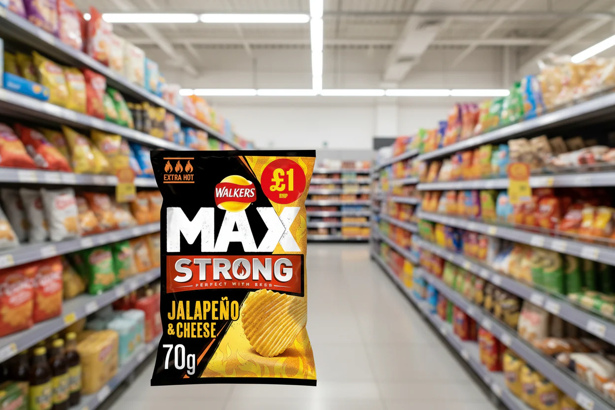 15 x Walkers Max Jalapeno & Cheese - 70GM - Image 2