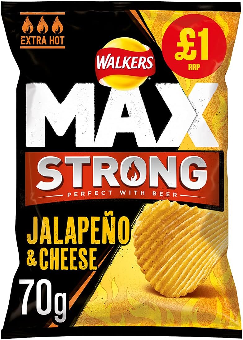 15 x Walkers Max Jalapeno & Cheese - 70GM - Image 3