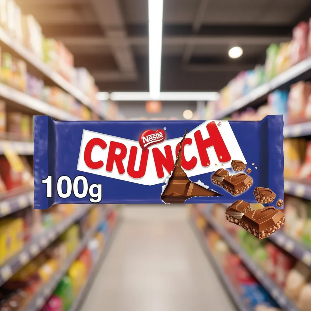 16 x Crunch Milk Chocolate Sharing Bar 100G - Image 2