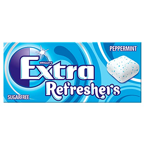 16 x Extra Refreshers Peppermint Sugar Free Chewing Gum Handy Box 7Pcs - Image 3