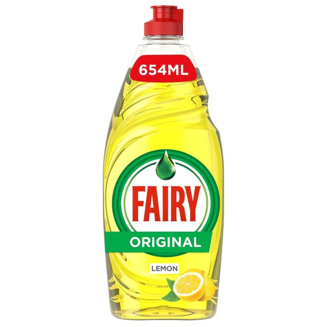 16 x Fairy Lemon Washing Up Liquid With Liftaction 654Ml - Image 3