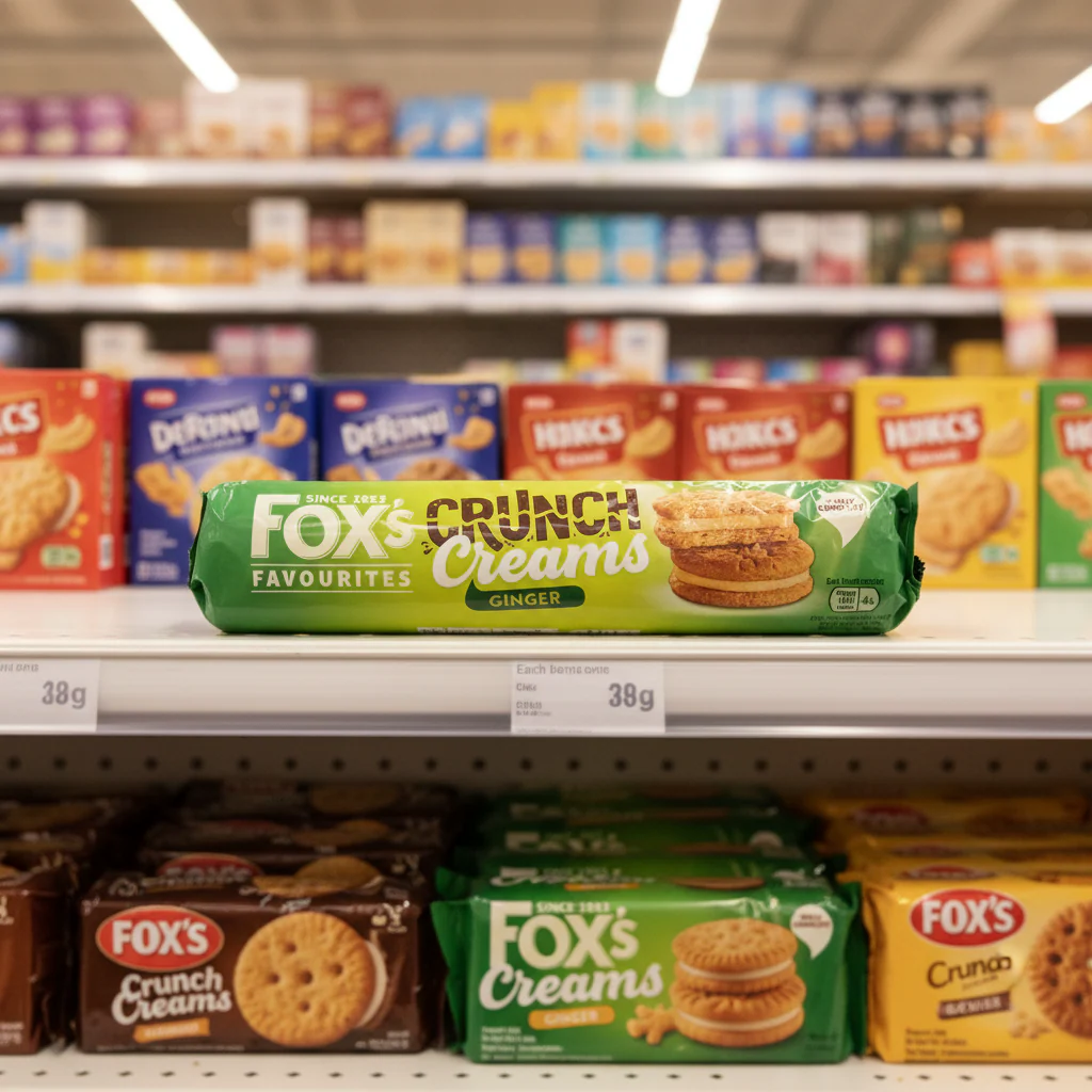 16 x Fox's Favourites Crunch Creams Ginger 200G - Image 2