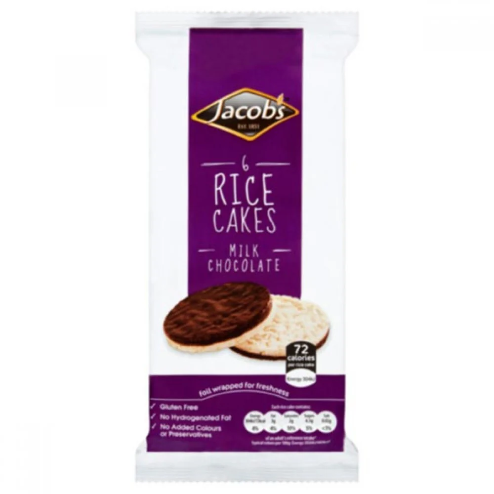 16 x Jacob's 6 Milk Chocolate Rice Cakes 90G - Image 3