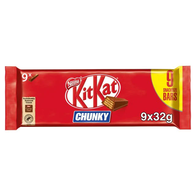 16 x Kitkat Chunky Snacksize Bars 9 X 32G (288G) - Image 3