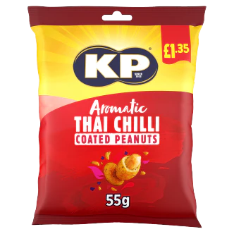 16 x Kp Aromatic Thai Chilli Peanuts - 65GM - Image 3