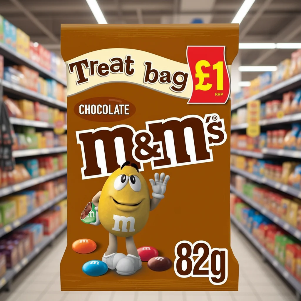 16 x M&m's Chocolate Treat Bag - 82GM - Image 2