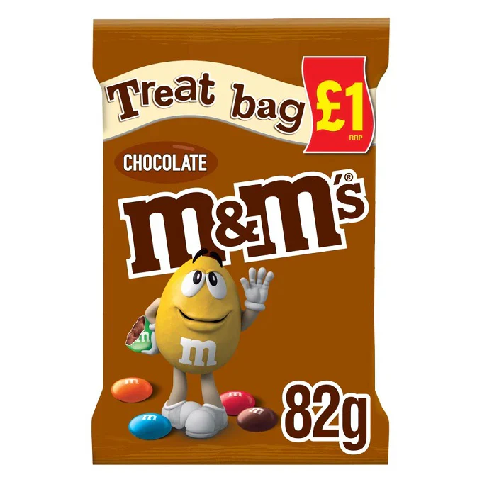 16 x M&m's Chocolate Treat Bag - 82GM - Image 3