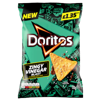 18 x Doritos Salt & Vinegar - 70GM - Image 3
