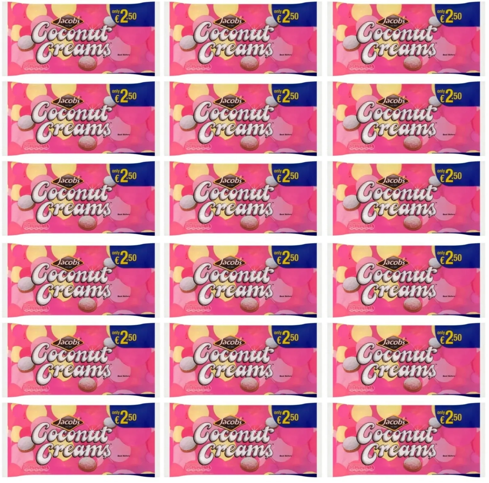 18 x Jacob's Coconut Creams 200G
