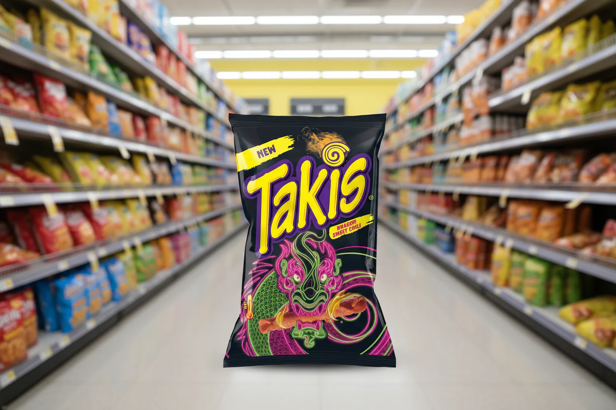 18 x Takis Dragon Sweet Chilli Snack - 100GM - Image 2