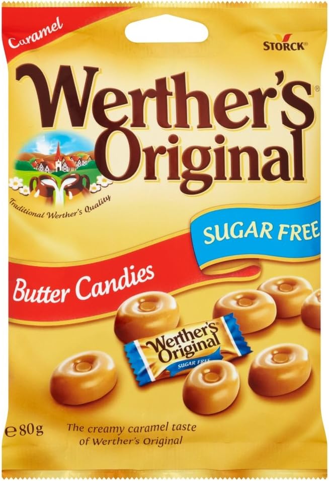 18 x Werther's Original Sugar Free Butter Candies 80G - Image 3
