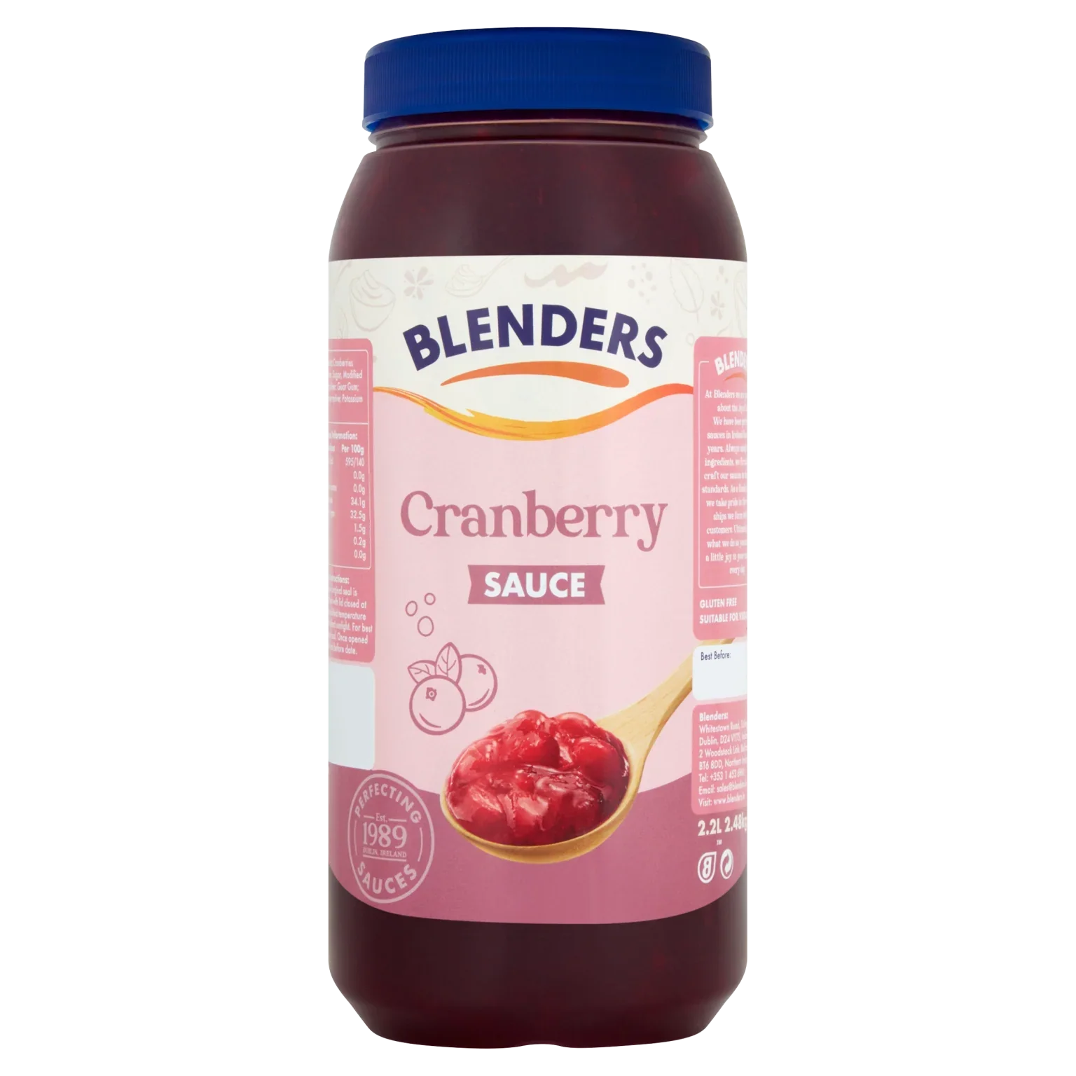 2 x Blenders Cranberry Sauce 2.2Kg - Image 2