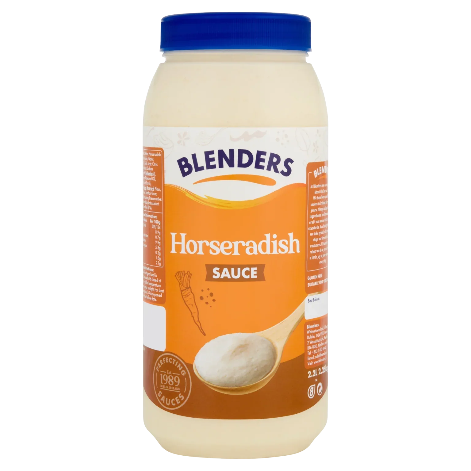 2 x Blenders Horseradish Sauce 2.26Kg - Image 2