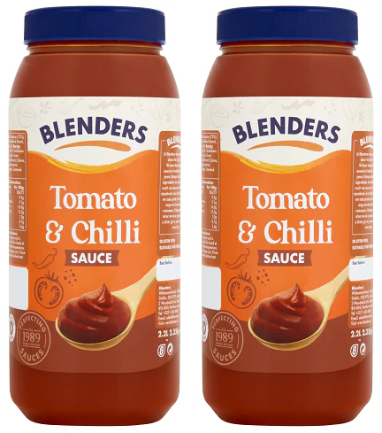 2 x Blenders Tomato & Chilli Sauce 2.35Kg
