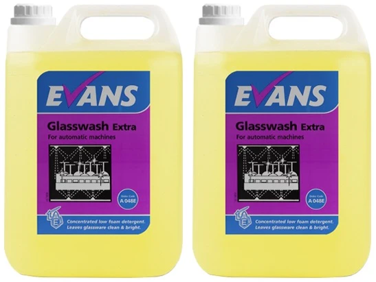 2 x Evans Glass Wash
