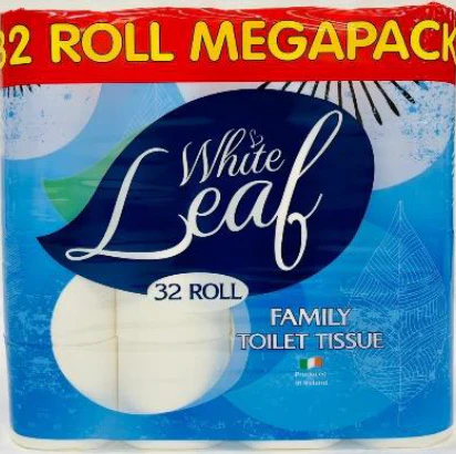 2 x White Leaf Family 32 Roll Pack - Image 3