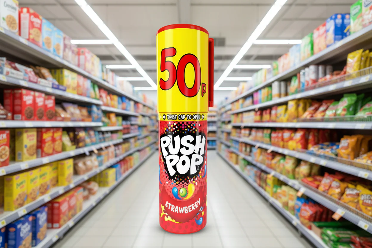 20 x Bazooka Push Pops - 16GM - Image 2