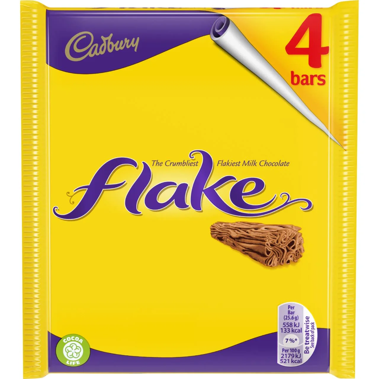 20 x Cadbury Flake Chocolate Bar 4 Pack 80G - Image 3