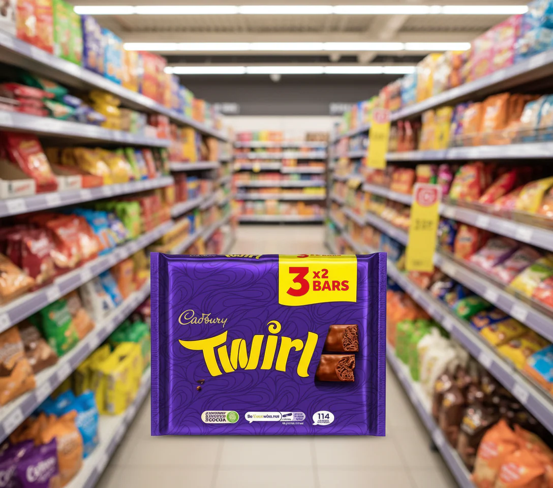 20 x Cadbury Twirl Snacksize 3pk - 129GM - Image 2