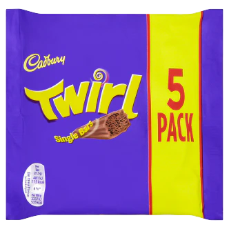 20 x Cadbury Twirl Snacksize 5Pk 108Gm - Image 3