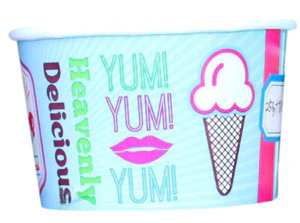 20 x Cup Ice Cream Chill 8Oz - Image 3