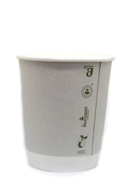 20 x D2E Cup Double Wall 8Oz White 25Pk X 20 - Image 3
