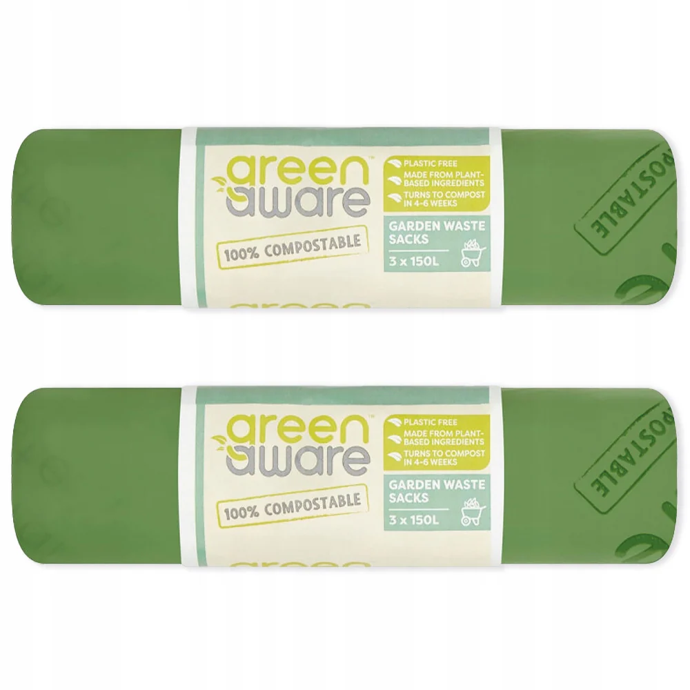 20 x Greenaware Garden Waste Sacks 3 X 110 Litre
