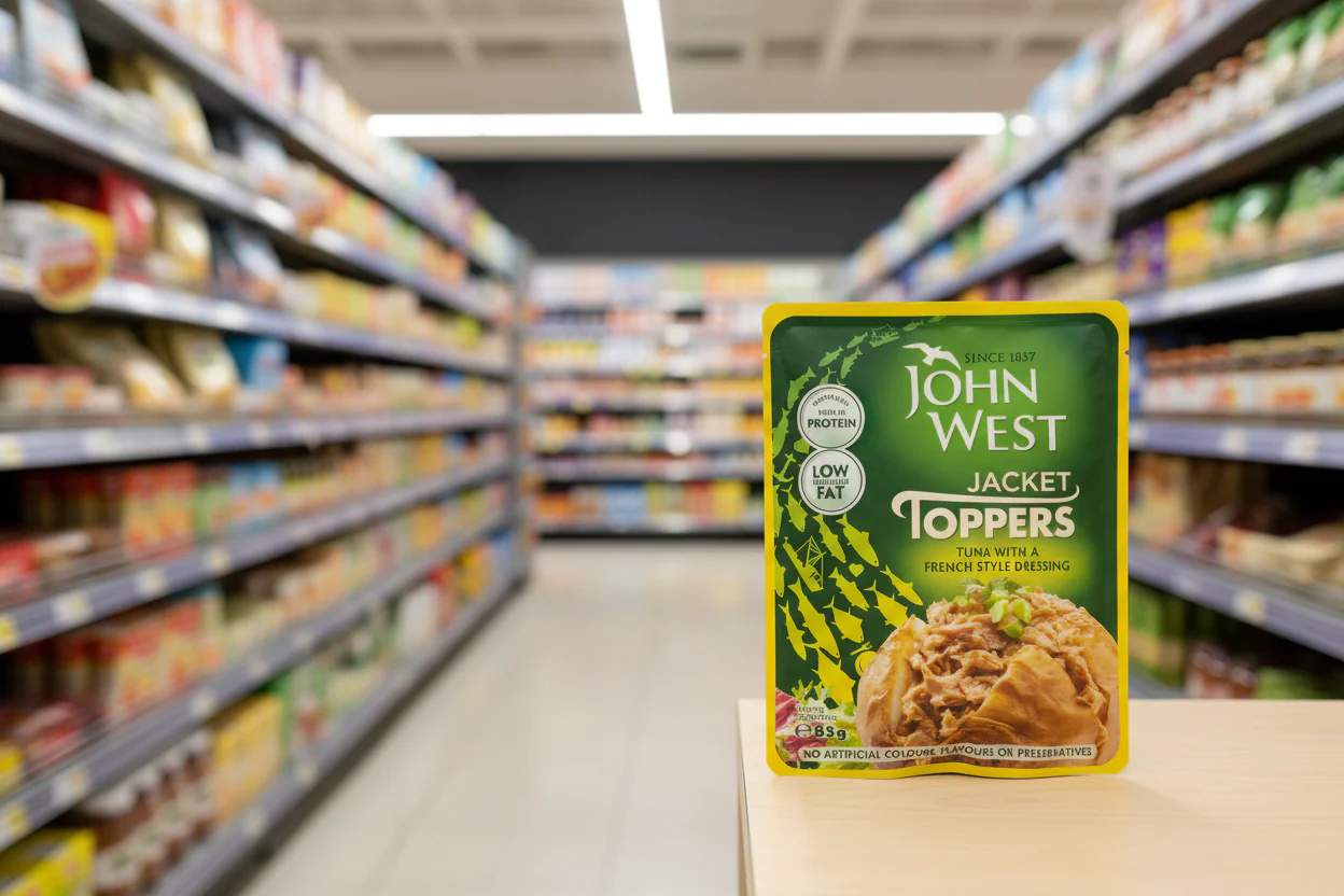 20 x John West Jacket Toppers Tuna With A French Style Dressing 85G - Image 2