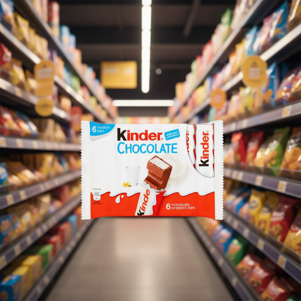 20 x Kinder Choc Snack Bar 6Pk 126Gm - Image 2