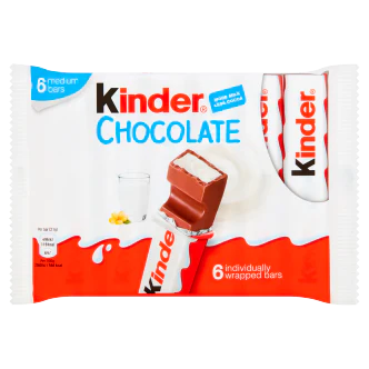 20 x Kinder Choc Snack Bar 6Pk 126Gm - Image 3