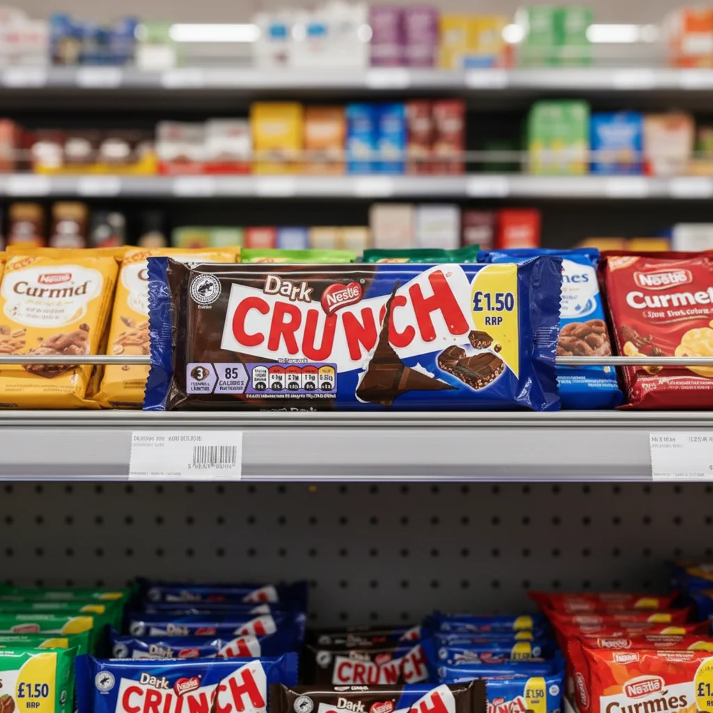 20 x Nestle Crunch Dark Bar - 100GM - Image 2