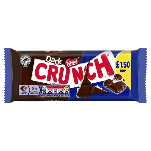 20 x Nestle Crunch Dark Bar - 100GM - Image 3
