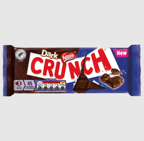 20 x Nestle Crunch Dark Large Bar - 100GM - Image 3