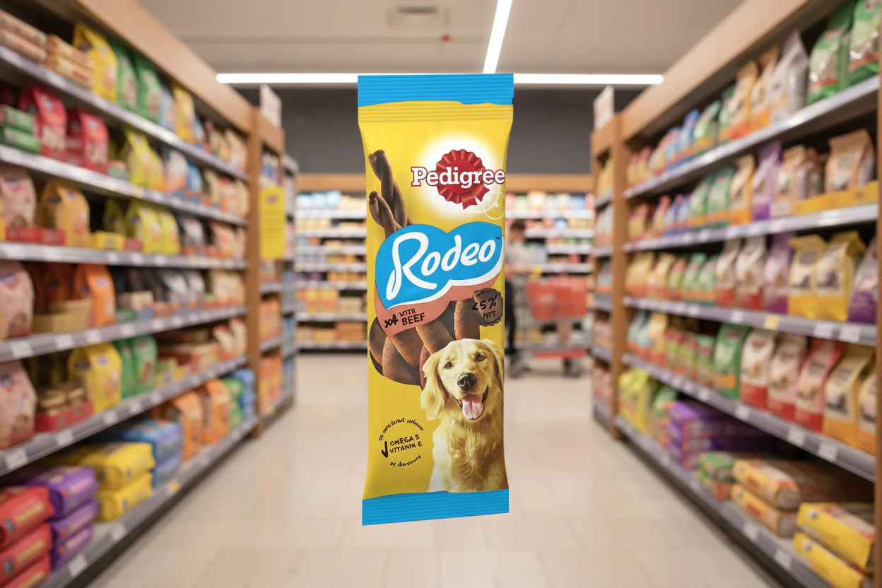 20 x Pedigree Rodeo Beef 4 Pack - 70Gm - Image 2