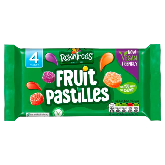 20 x Rowntree'S Fruit Pastilles 4 Pack Vegan 4X45Gm - Image 3