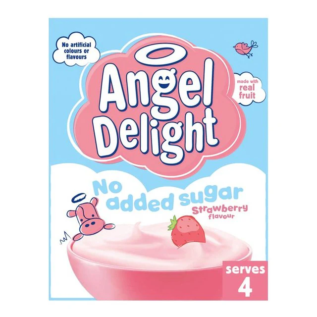 21 x Angel Delight Strawberry No Added Sugar Instant Dessert 47G - Image 2