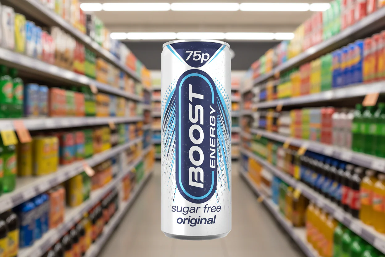 24 x Boost Energy Sugar Free Can  - 250Ml - Image 2