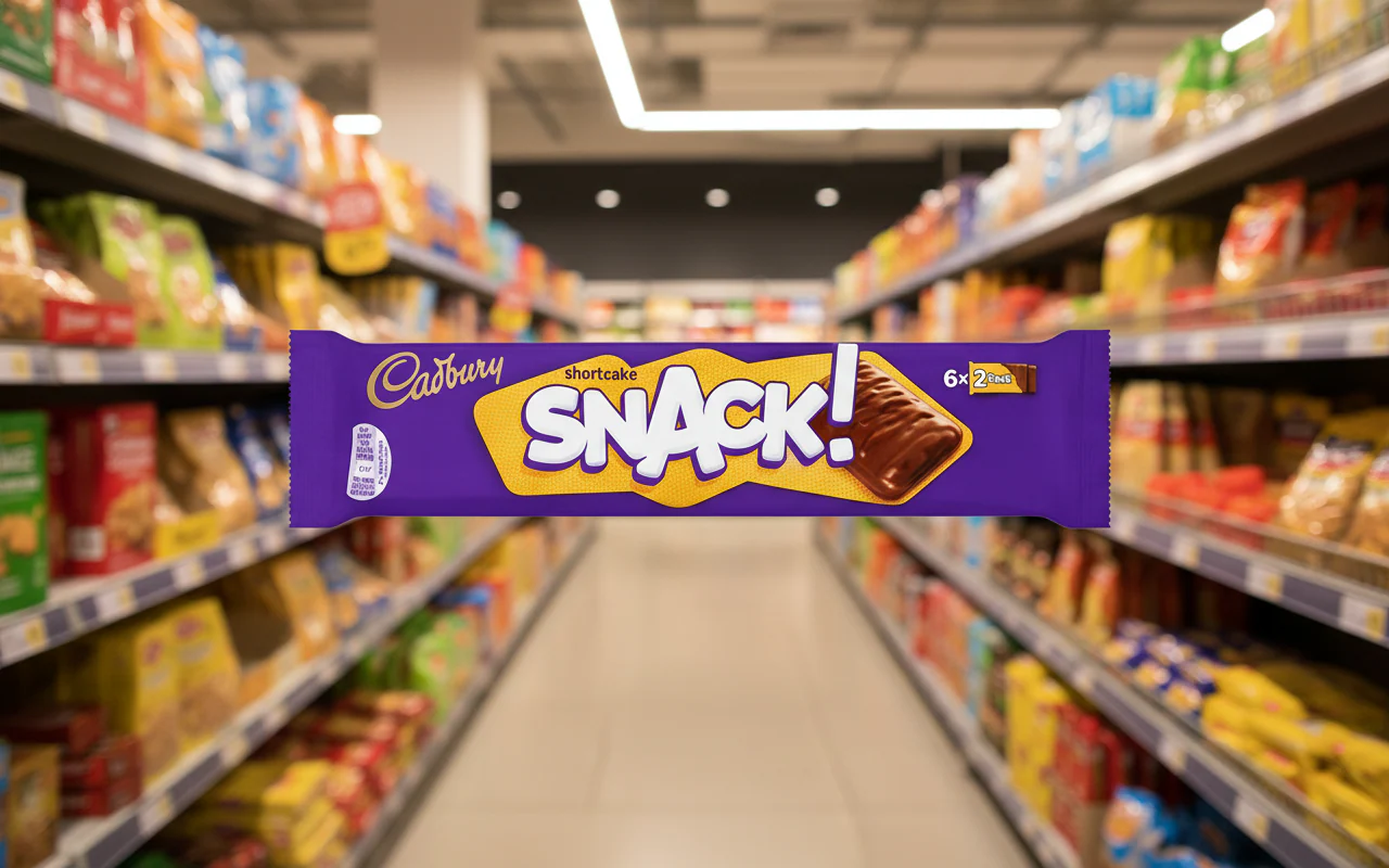 24 x Cadbury Snack Shortcake Chocolate Biscuit 6 Pack 120G - Image 2