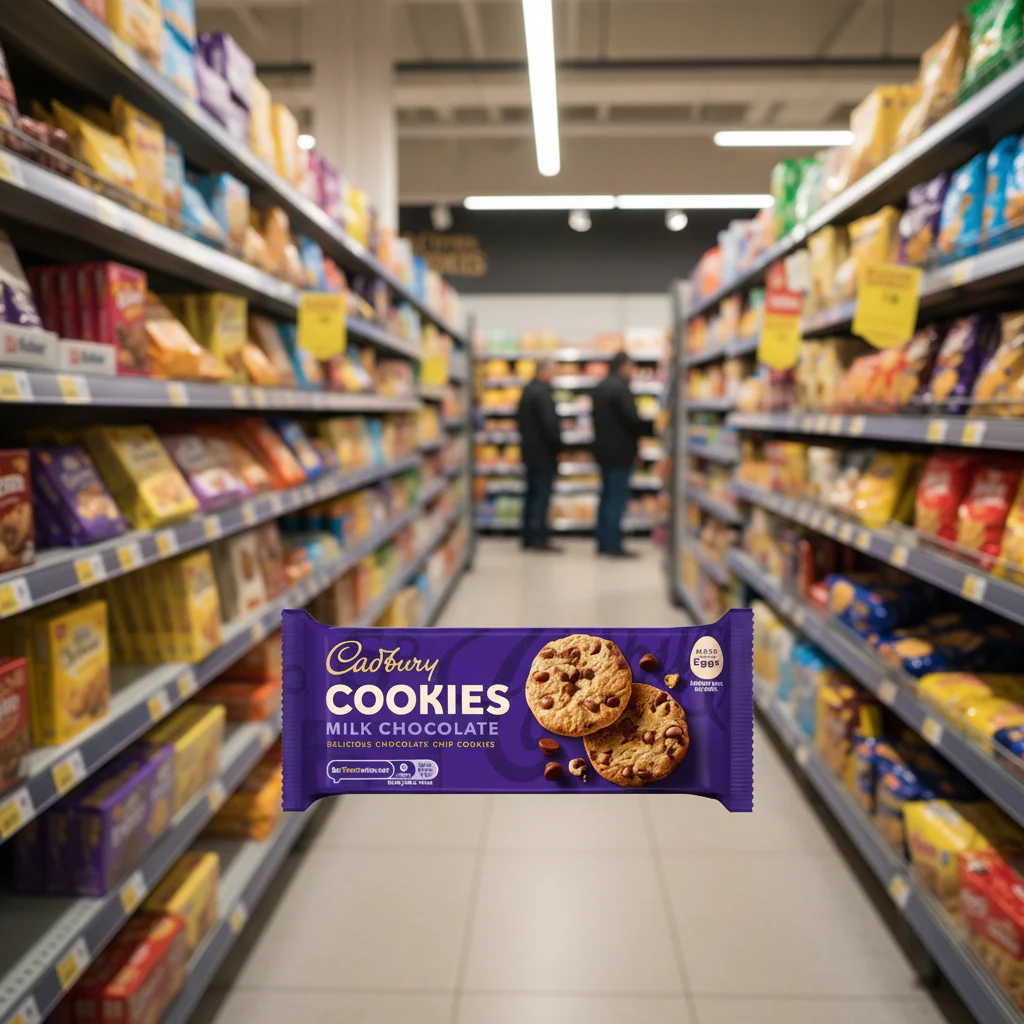 24 x Cadburys Cookies Choc Chip - 135GM - Image 2