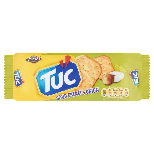 24 x Jacob's Tuc Sour Cream & Onion 100G - Image 3